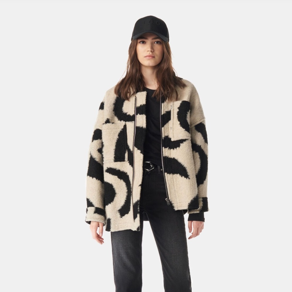 IRO Paris Mofu Patterned Overshirt